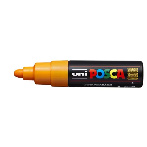 Marker Uni pc-7m Posca tamno žuti-0