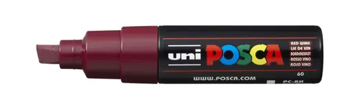 Marker Uni pc-8k Posca crveni_boja vina-0
