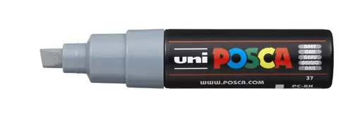 Marker Uni pc-8k Posca sivi-0