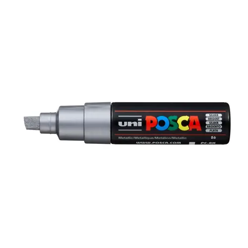Marker Uni pc-8k Posca srebrni-0