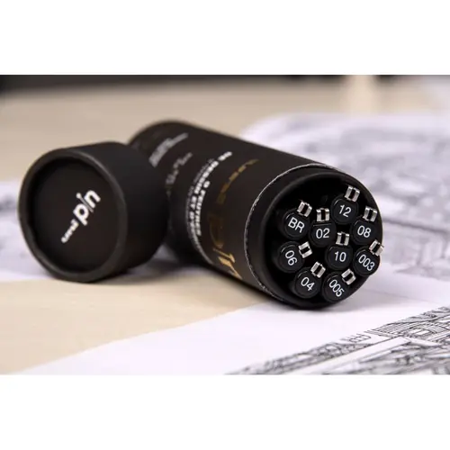 Marker Uni pin set (tube gift set 9 kom) crni-1