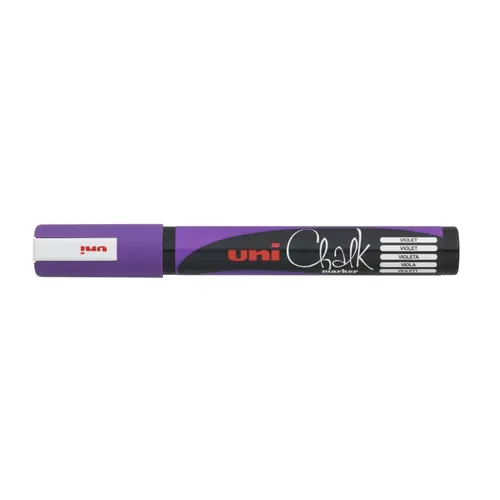 Marker Uni pwe-5m chalk_kreda ljubičasti-0