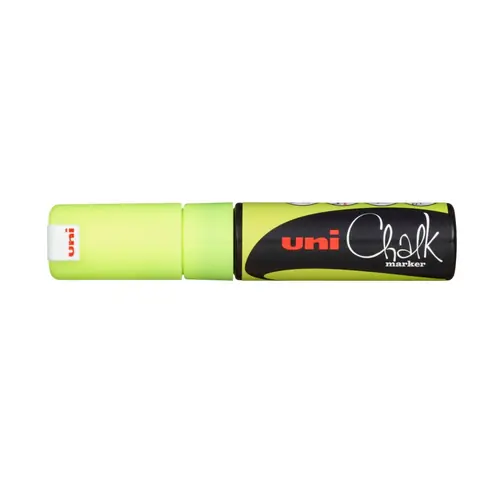 Marker Uni pwe-8k chalk_kreda fl. žuti-0