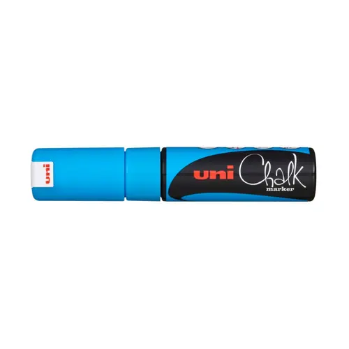 Marker Uni pwe-8k chalk_kreda svijetlo plavi-0