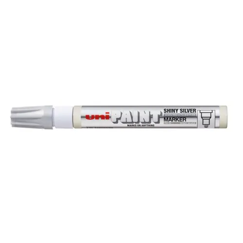 Marker Uni px-20 sjajni srebrni-0