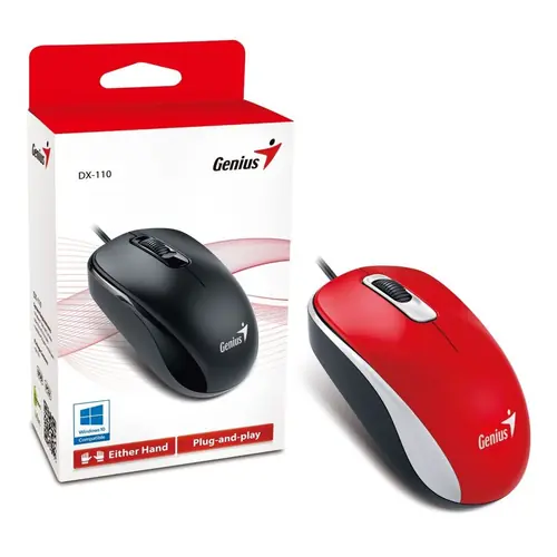 Miš Genius DX-110 USB crveni-2