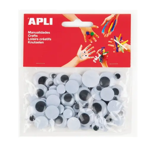 Naljepnica Apli pomične oči crne 75/1 13058-0