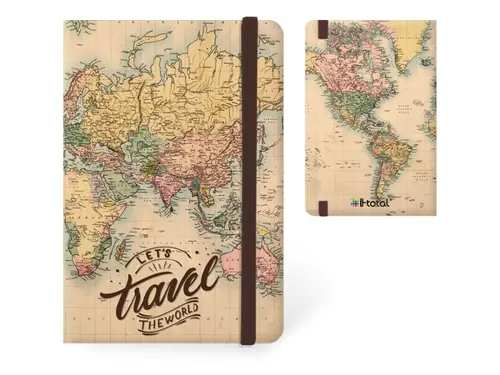Notes iTotal A5 Let’s travel the world XL1821-0
