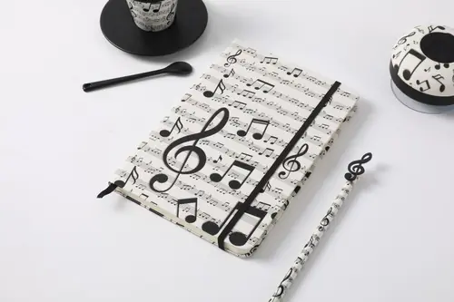 Notes iTotal A5 točkice Music XL1811A-0