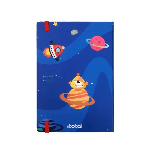 Notes iTotal A5 točkice Space Adventure XL2282-1