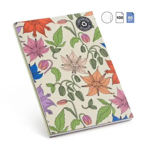 Notes Miquelrius A5 vintage lily točkice 100L 80g MR8181-0