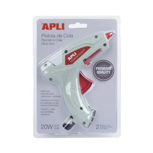 Pištolj bijeli Apli za ljepilo premium 20W + 2 refila 16668-0