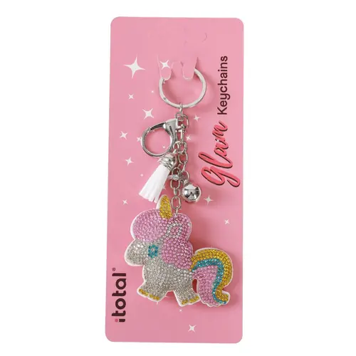Privjesak za ključeve iTotal Unicorn mix 15x8cm XL1436-0