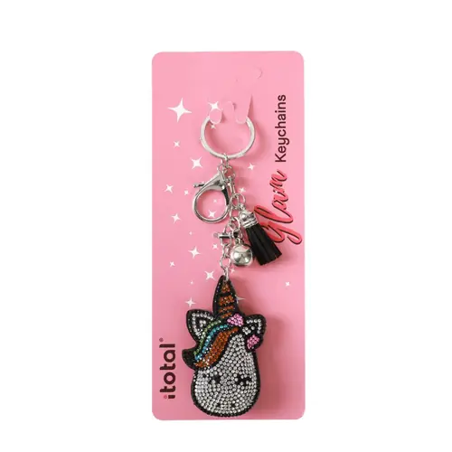 Privjesak za ključeve iTotal Unicorn mix 15x8cm XL1436-4