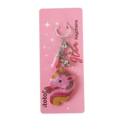 Privjesak za ključeve iTotal Unicorn mix 15x8cm XL1436-5