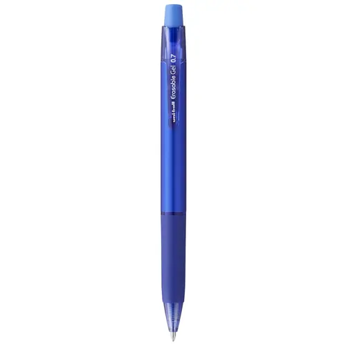 Roler Uni urn-181 (0.7) signo plavi s gumicom piši briši-0