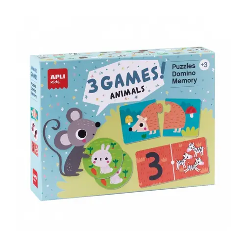Set Apli igara 3 u 1: slagalica 24/1, domino 36/1 i memori 24/1 18798-0