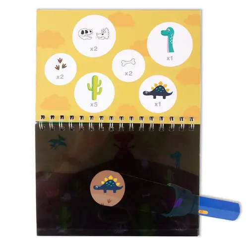 Set Apli slikovnica + svjetiljka dinosauri +3 19204-2