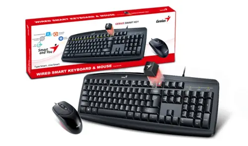 Tipkovnica Genius KM-200 + miš USB crna-0