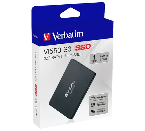SSD Verbatim 1Tb vi550 sata III 2.5”, r560/w535Mbs, 49353-0