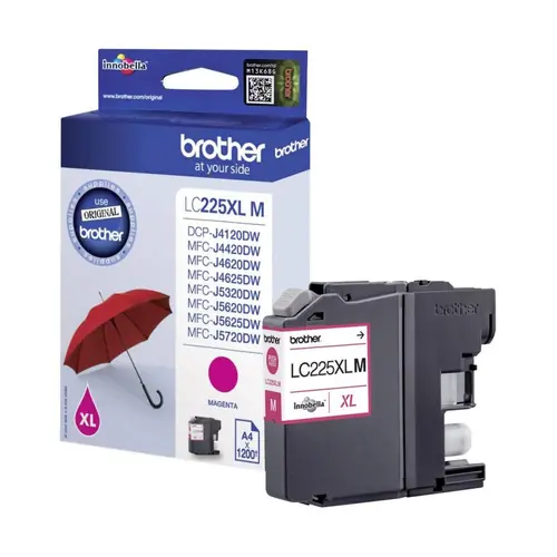 Tinta Brother LC225XLM magenta 1.2k-0
