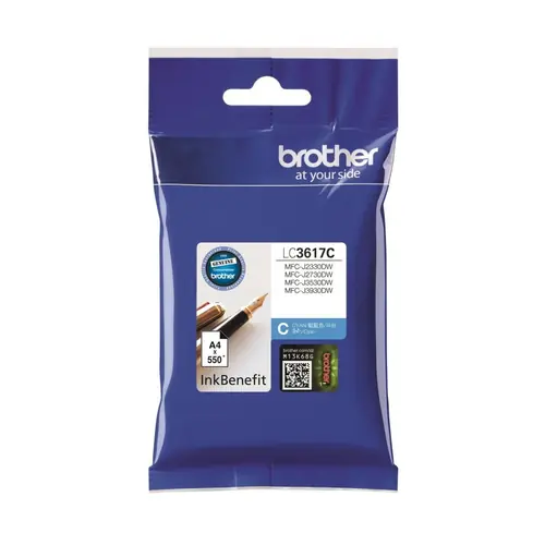 Tinta Brother LC3617C cyan 550 str.-0
