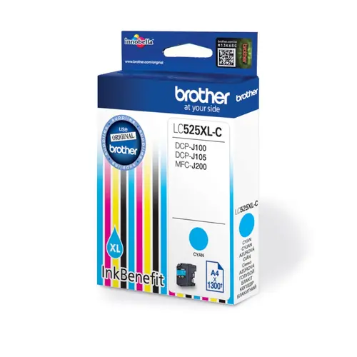 Tinta Brother LC525XLC cyan 1.3k-0