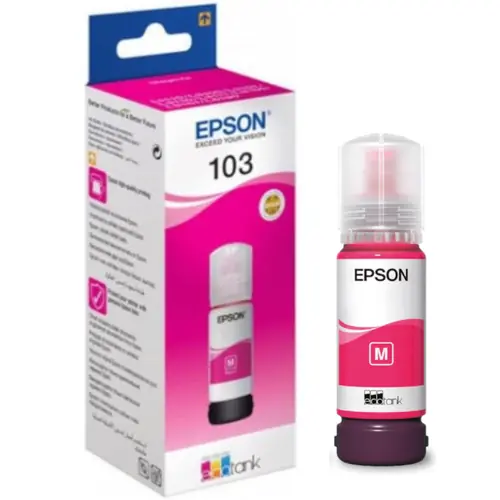Tinta Epson 103 T00S3 L3150 magenta ecotank C13T00S34A 65ml-0