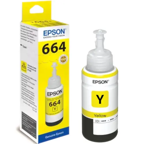 Tinta Epson T6644 L110/210/550 yellow ecotank C13T66444A 70ml-0