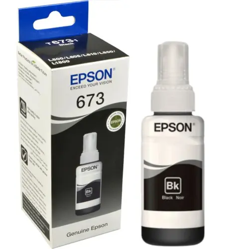 Tinta Epson T6731 L800 black ecotank C13T67314A 70ml-0