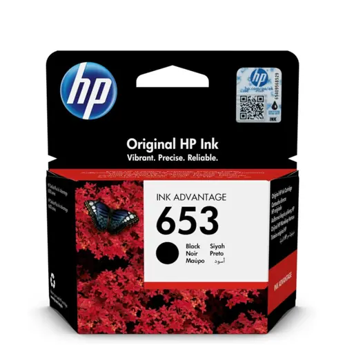 Tinta HP 3YM75AE 653 Ink advantage AIO 6000/6400 black-0