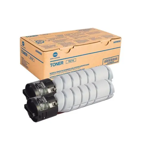 Toner Konica Minolta TN-118bk twin pack black #A3VW050-0