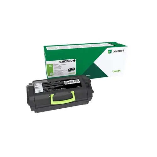 Toner Lexmark 53B2000 black 11k-0