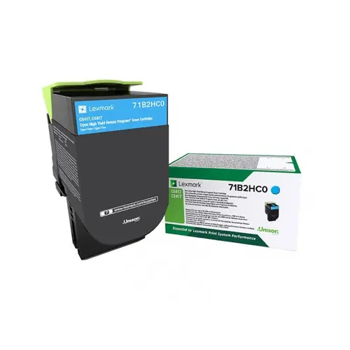 Toner Lexmark 71B2HC0 cyan 3.5k-0