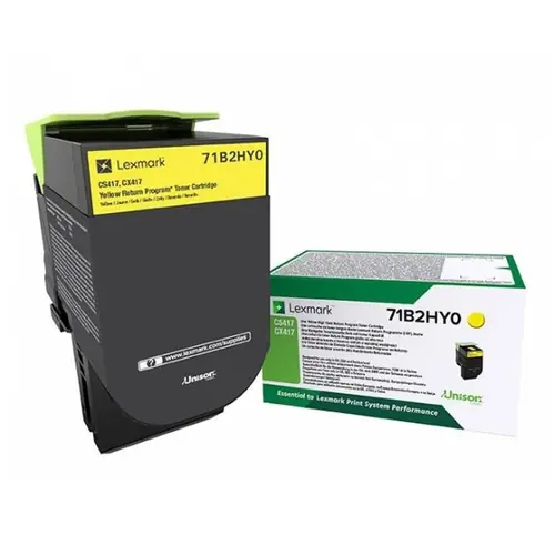 Toner Lexmark 71B2HY0 yellow 3.5k-0