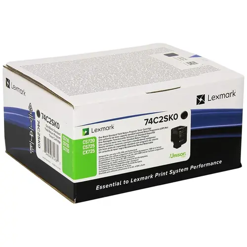 Toner Lexmark 74C2SK0 black 7k-0
