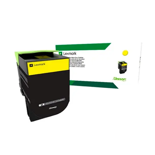 Toner Lexmark 80C8SY0 yellow 2k-0