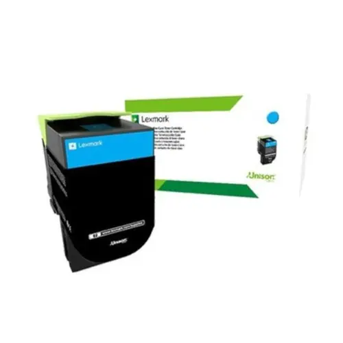 Toner Lexmark 80C8XCE cyan 4k-0