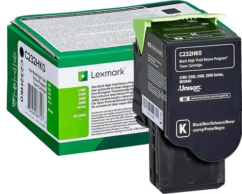 Toner Lexmark C232HK0 black 3k-0