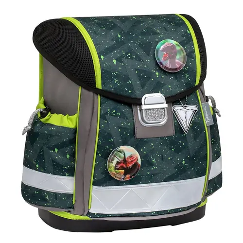 Torba školska Belmil classy with patches green splash 403-13/AG/PC-4 AK_BEL-0