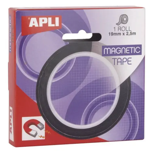 Traka magnetna Apli samoljepljiva 19mmx2,5m 17724-0