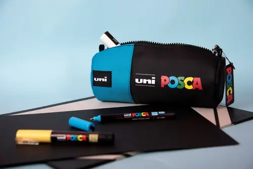 Uni Posca torbica okrugla plava-1