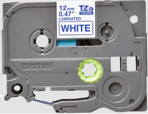 Vrpca Brother p-touch TZE233 12mm white/blue-0
