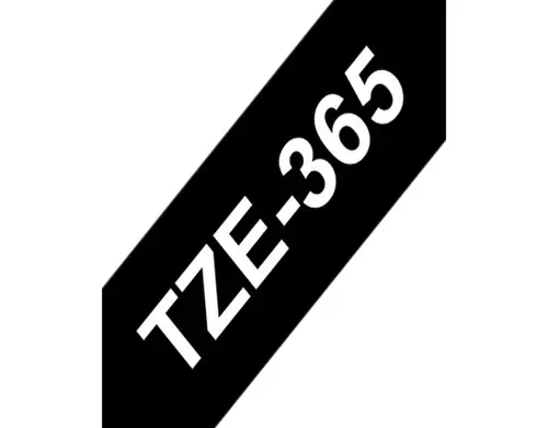 Vrpca Brother p-touch TZE365 36mm white/black-0
