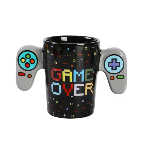 Šalica iTotal drške u obliku kontrolera Game over XL1923B-2