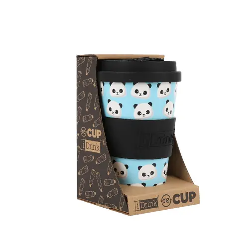 Šalica iTotal putna 435ml Panda ID5015-0
