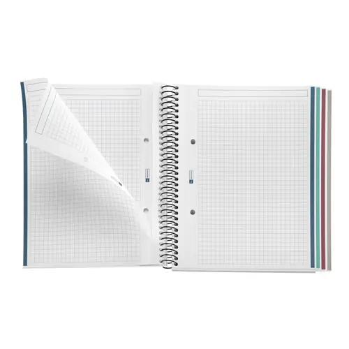 Kolegij blok Miquelrius A5 70g 100L spiralni kocke Keep it simple MR4059-2