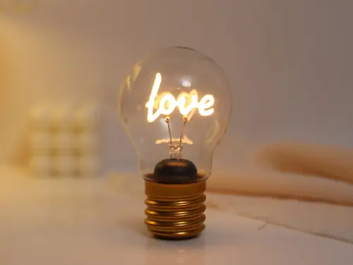Lampa u obliku žarulje iTotal love XL2883-0