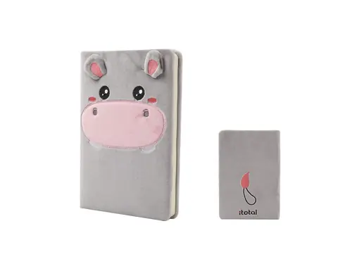 Notes iTotal plišani A5 Hippo XL2052F-0
