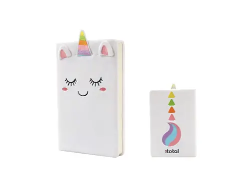 Notes iTotal plišani A5 Unicorn jednorog XL2052C-0